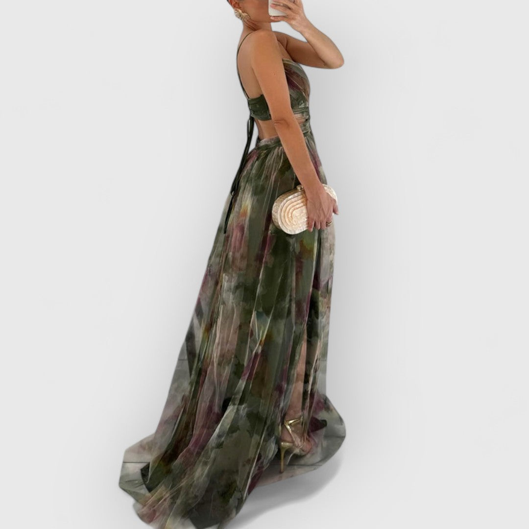 SELINA | MAXIKLEID MIT BLUMENPRINT