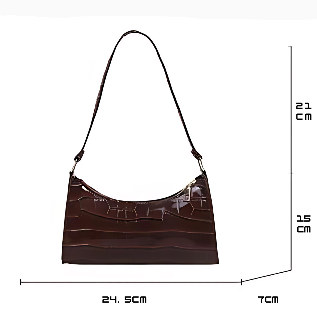 Léora. Glänzende Ledertasche