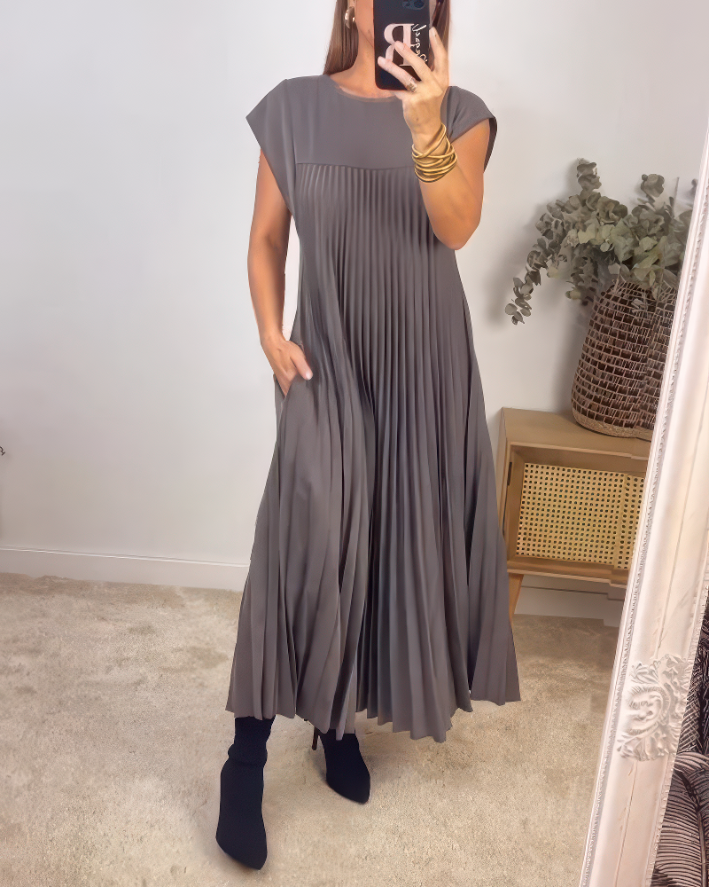 Laurine – Elegantes langes Kleid im klassischen Stil
