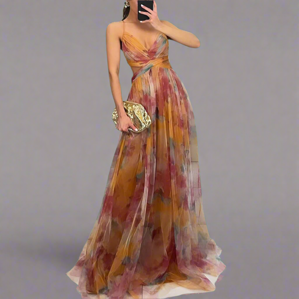 Valtruda | Luftiges Maxikleid mit Wow-Effekt