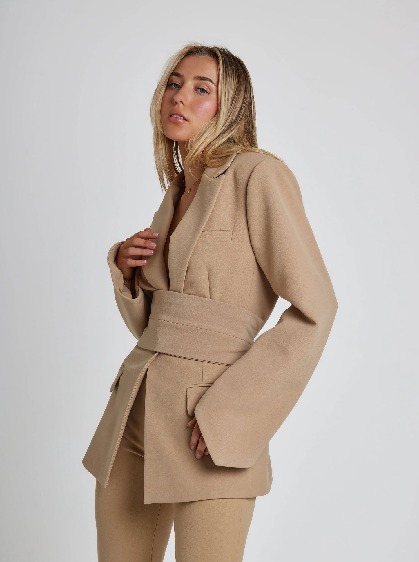 Elena™ | Belted Blazer