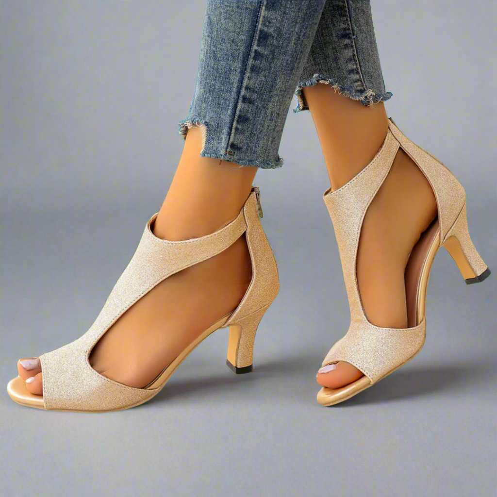 Heidrun | Elegante Komfortsandalen mit Absatz