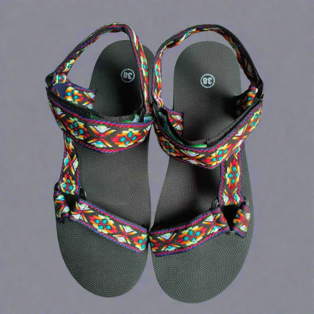 Heriberta | Vegane Hanf-Sandalen aus handgewebtem Naturmaterial