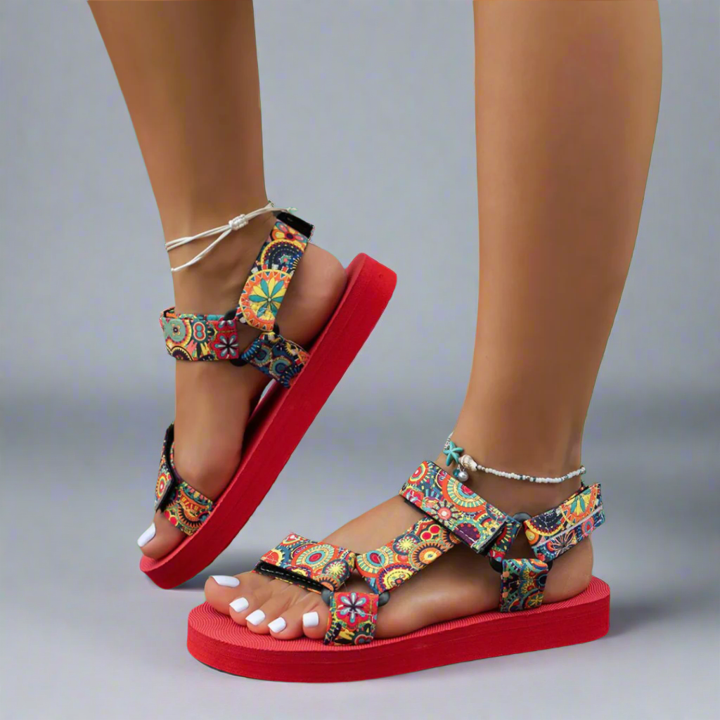 Heriberta | Vegane Hanf-Sandalen aus handgewebtem Naturmaterial