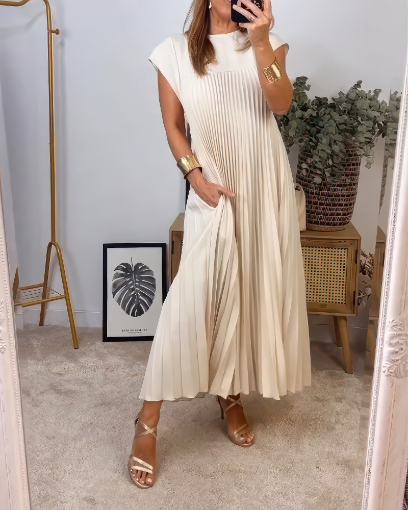 Laurine – Elegantes langes Kleid im klassischen Stil