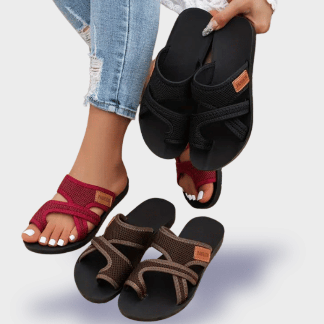 Greta | Atmungsaktive Mesh-Sandalen in Premiumqualität