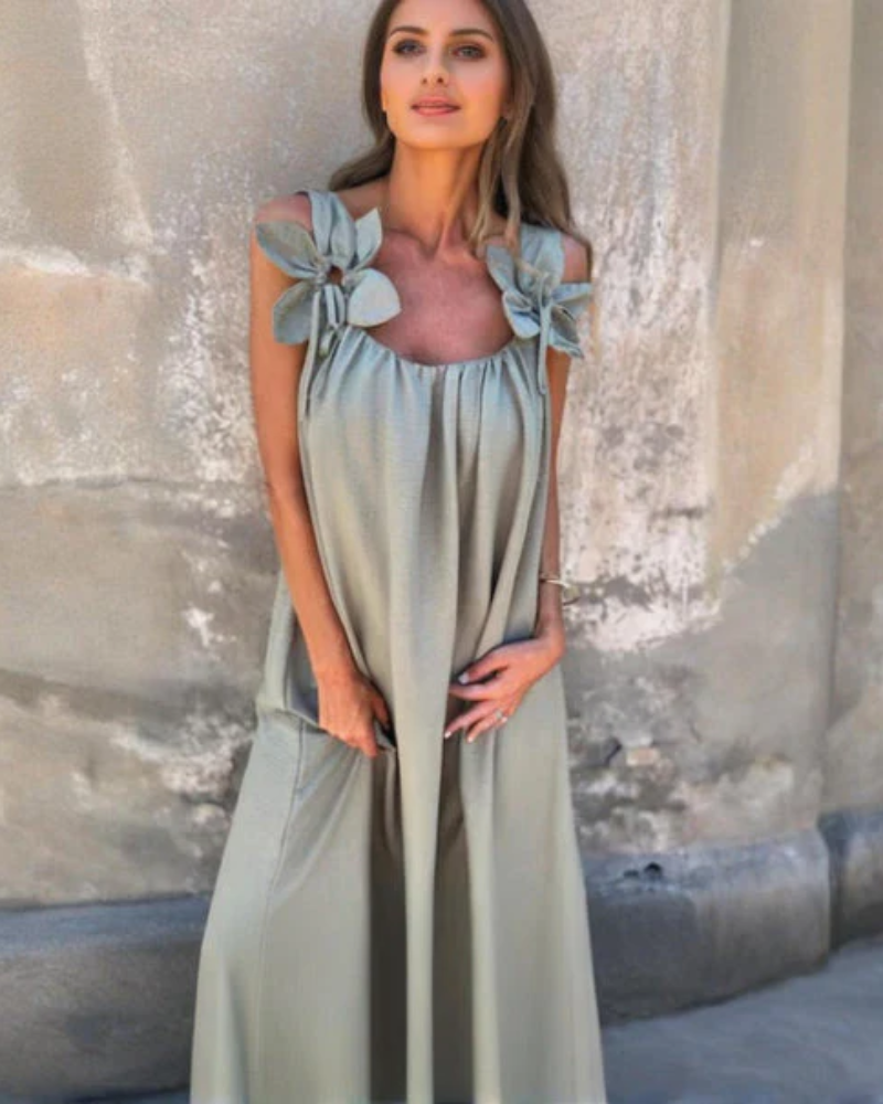 BLUMA | GEBLÜMTES MAXIKLEID