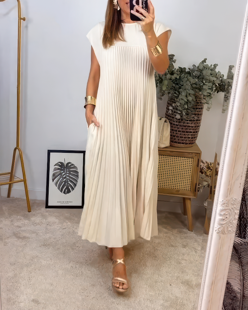Laurine – Elegantes langes Kleid im klassischen Stil