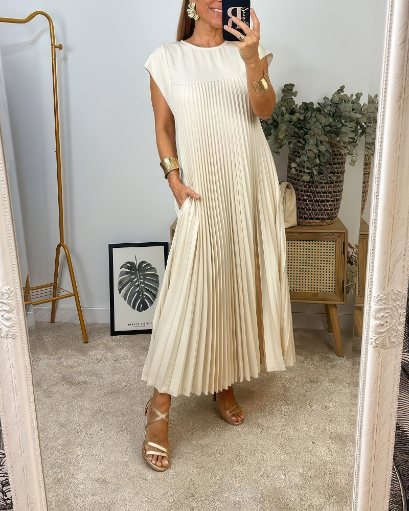 Laurine – Elegantes langes Kleid im klassischen Stil