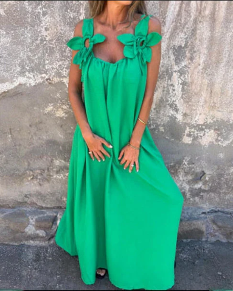 BLUMA | GEBLÜMTES MAXIKLEID