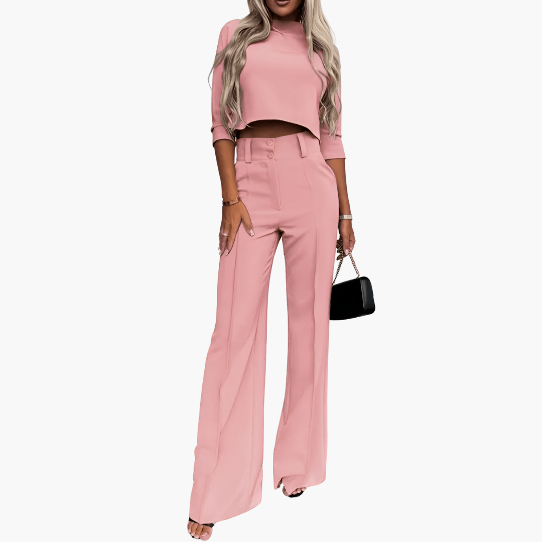 Cleo | Elegantes Croptop-Set für Frauen