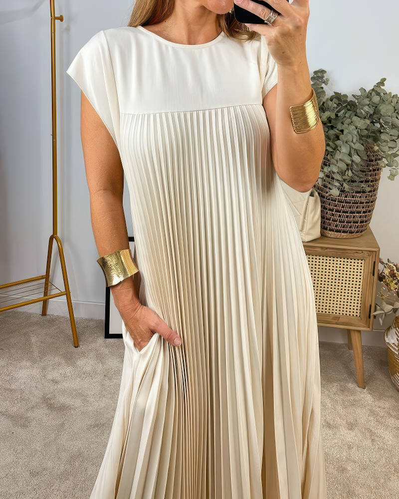 Laurine – Elegantes langes Kleid im klassischen Stil
