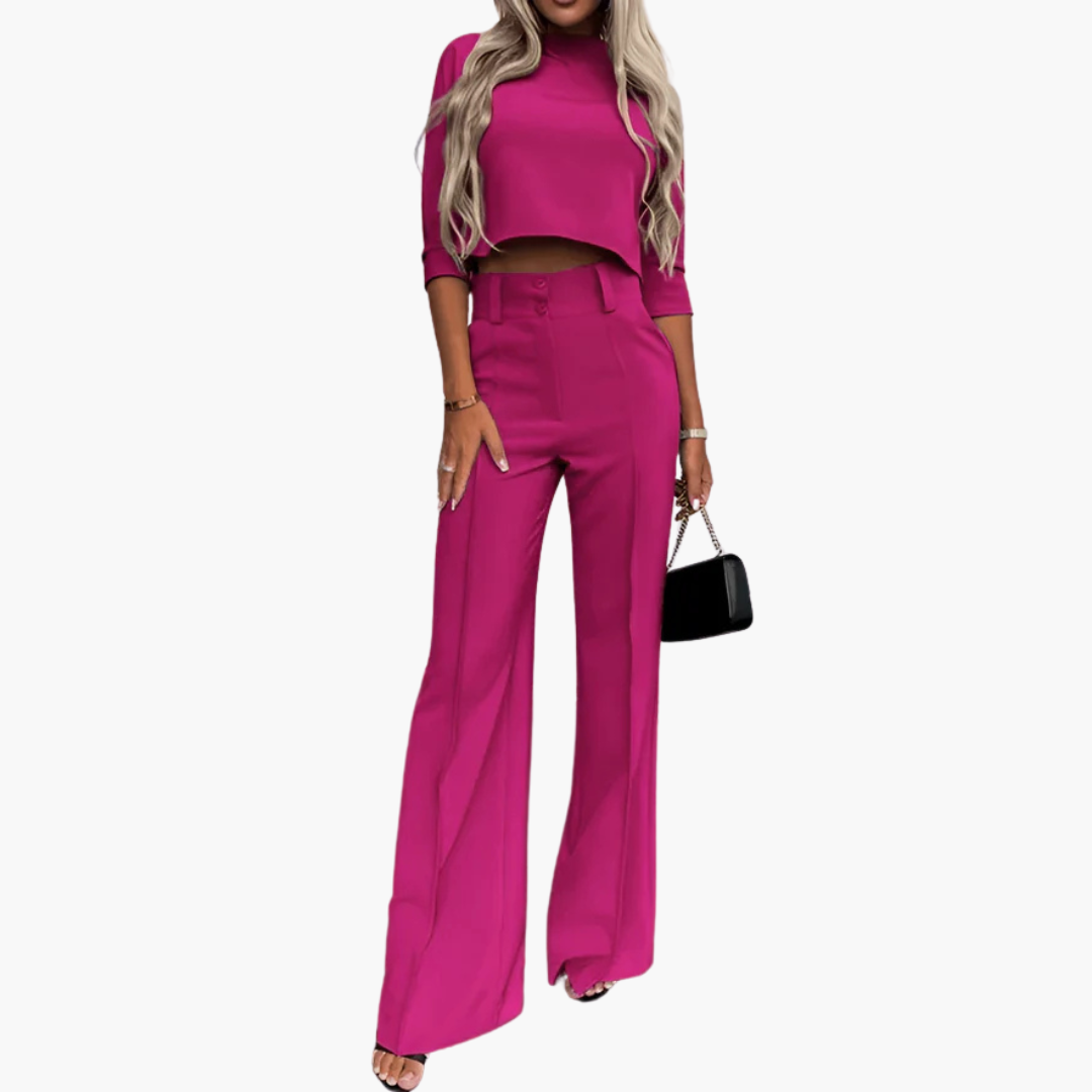 Cleo | Elegantes Croptop-Set für Frauen