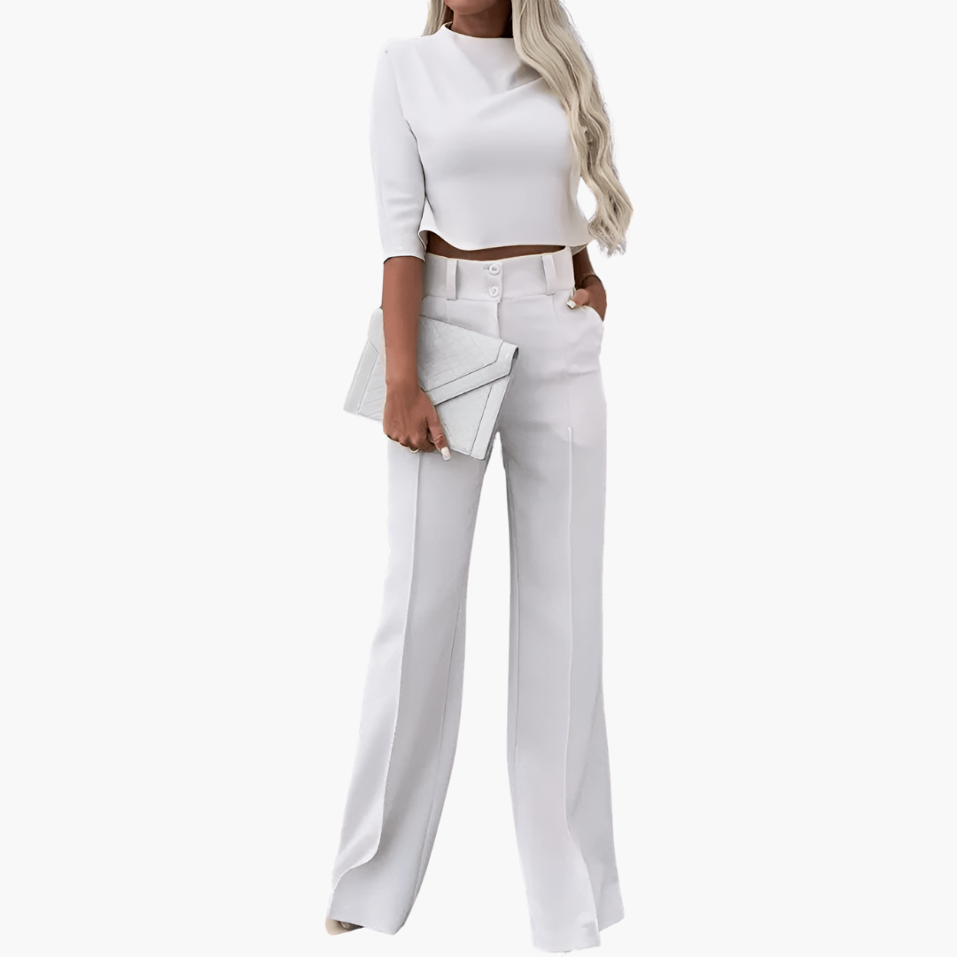 Cleo | Elegantes Croptop-Set für Frauen