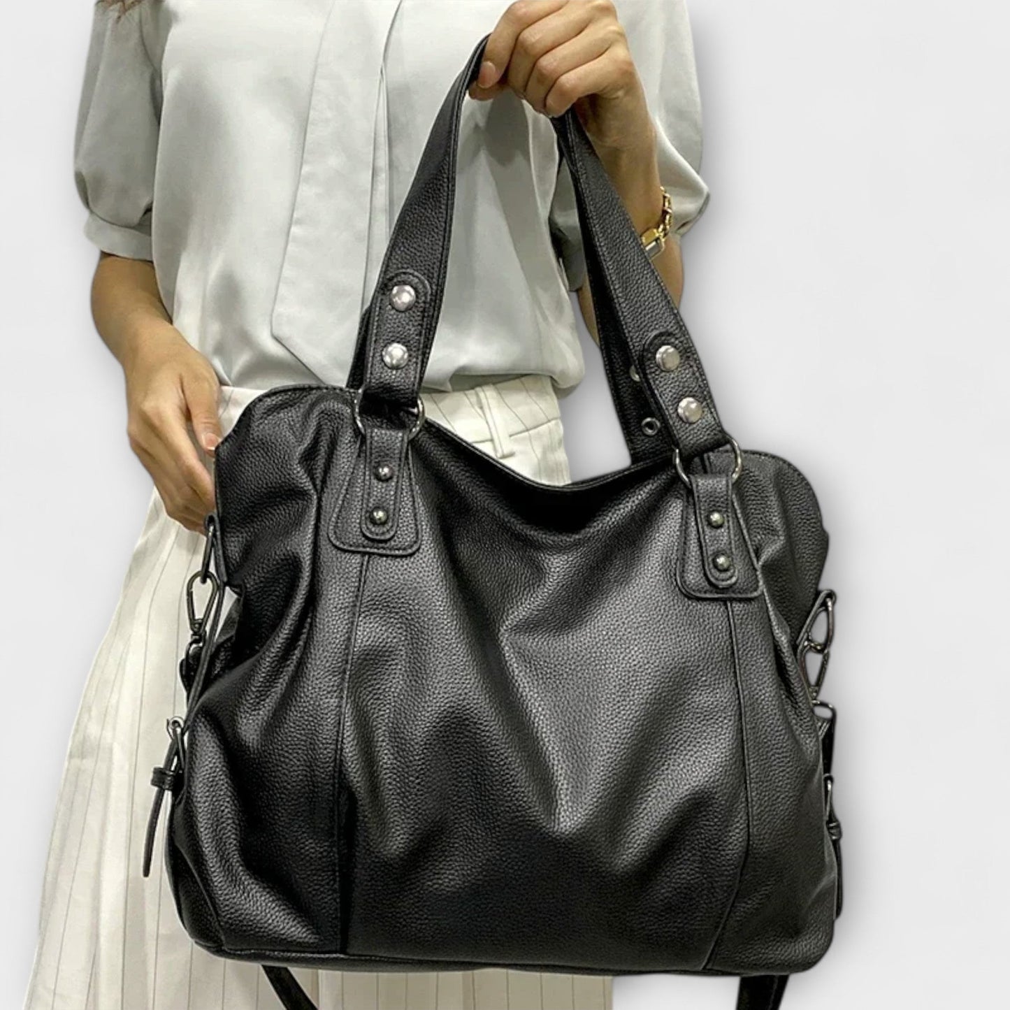 Léora. - Elegante Hobo-Schultertasche