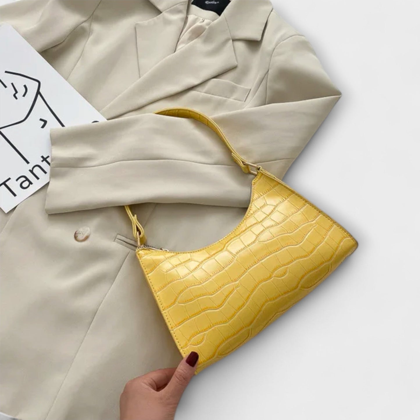 Léora. Glänzende Ledertasche