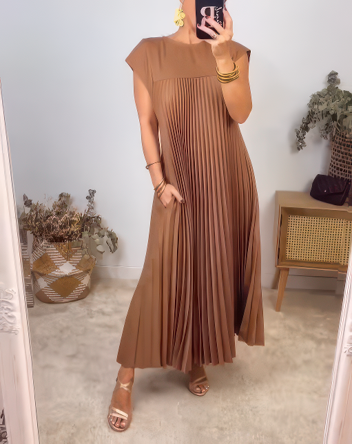 Laurine – Elegantes langes Kleid im klassischen Stil