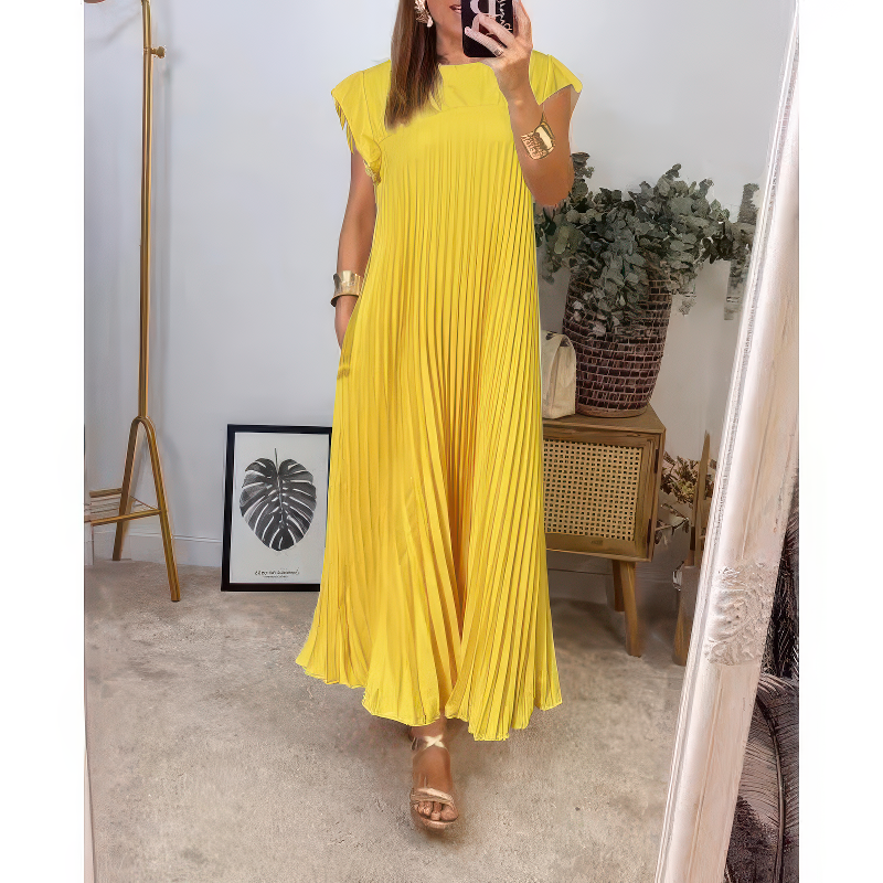 Laurine – Elegantes langes Kleid im klassischen Stil