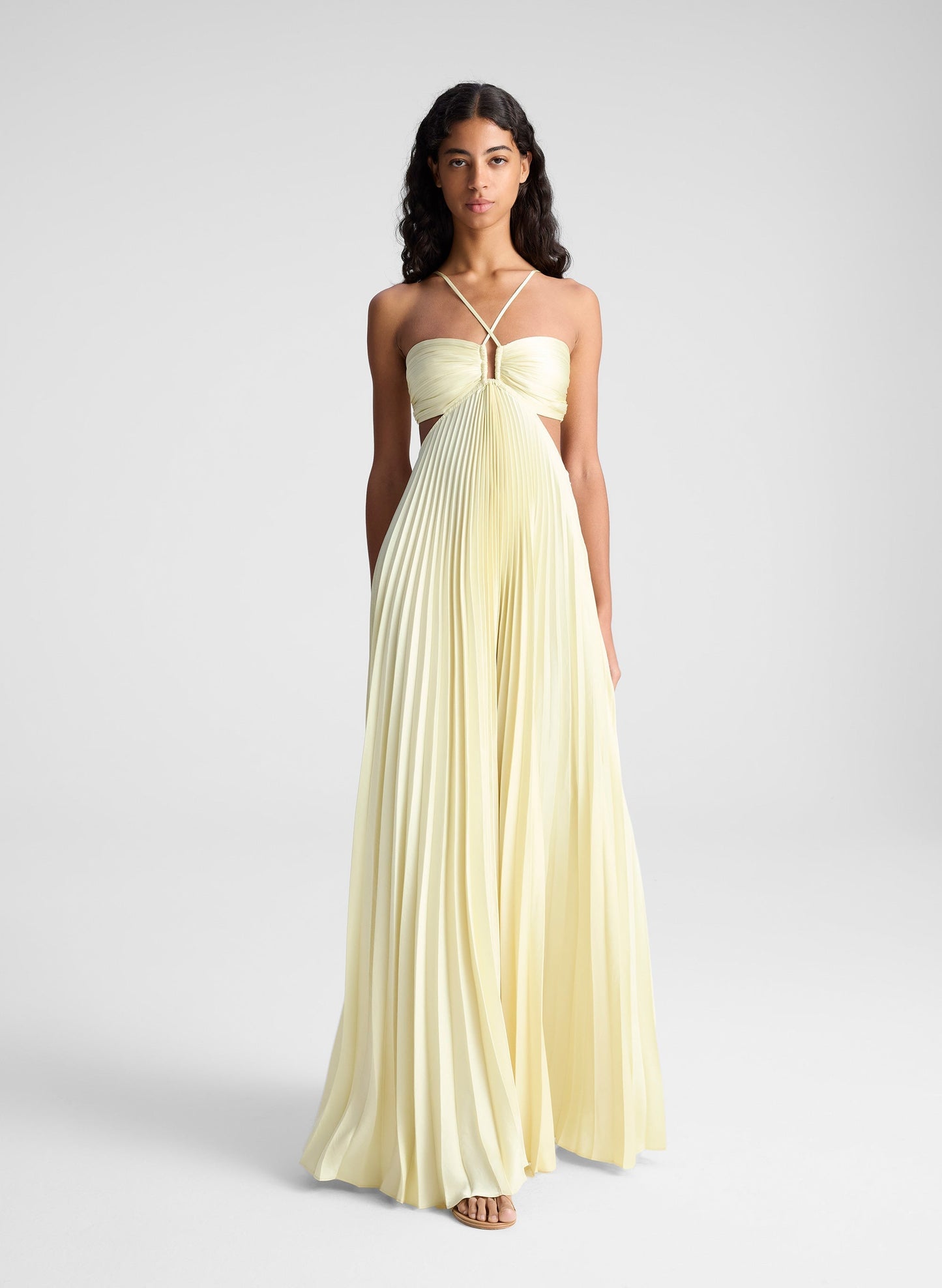 Gaby | Faltendes Sonnenaufgangs-Kleid