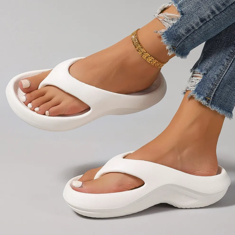 Lieselotte - Flache Slipper-Sandalen für Damen