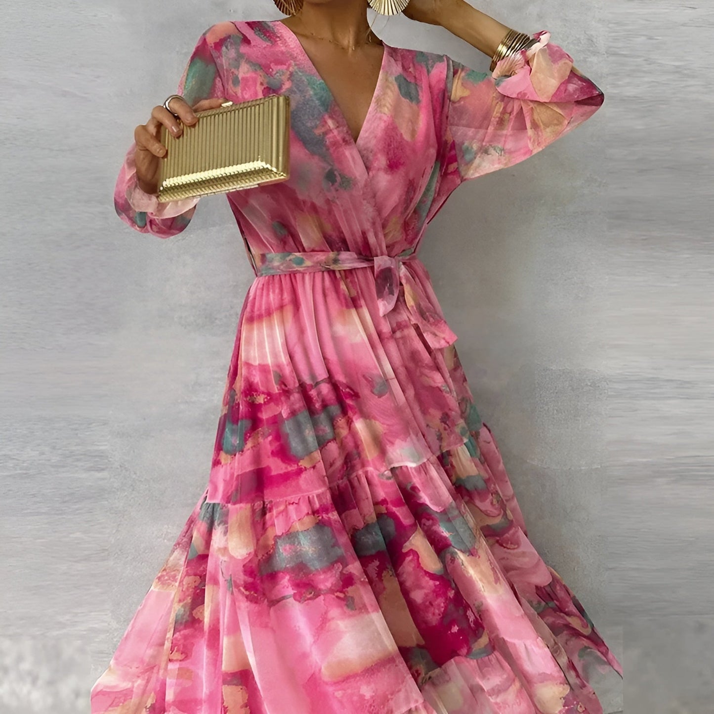 Marizanne - elegantes Sommer Kleid mit Falten