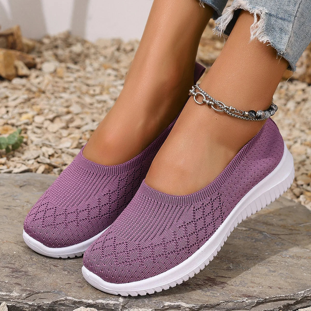Sofina – Rutschfeste atmungsaktive Slipper
