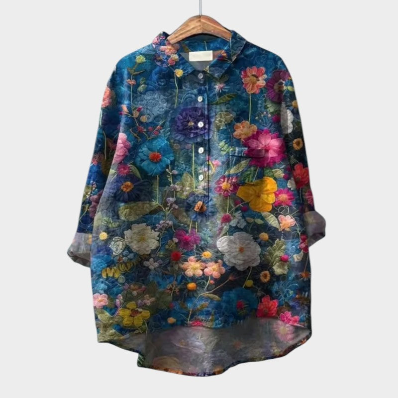 Lena | Bluse Premium mit Spitze