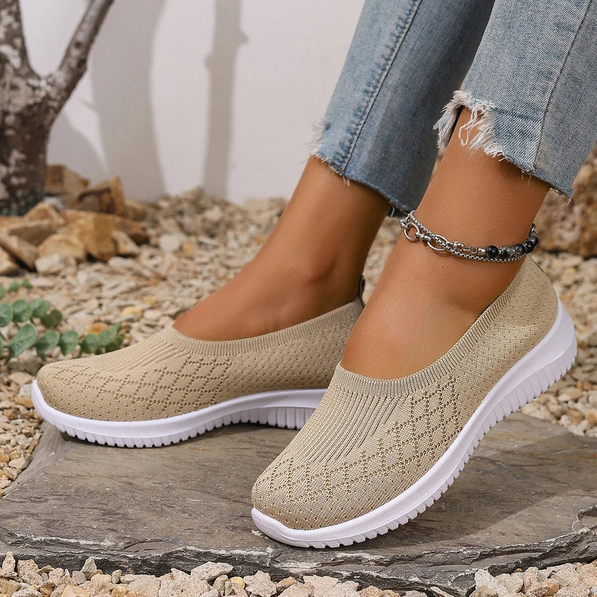 Sofina – Rutschfeste atmungsaktive Slipper