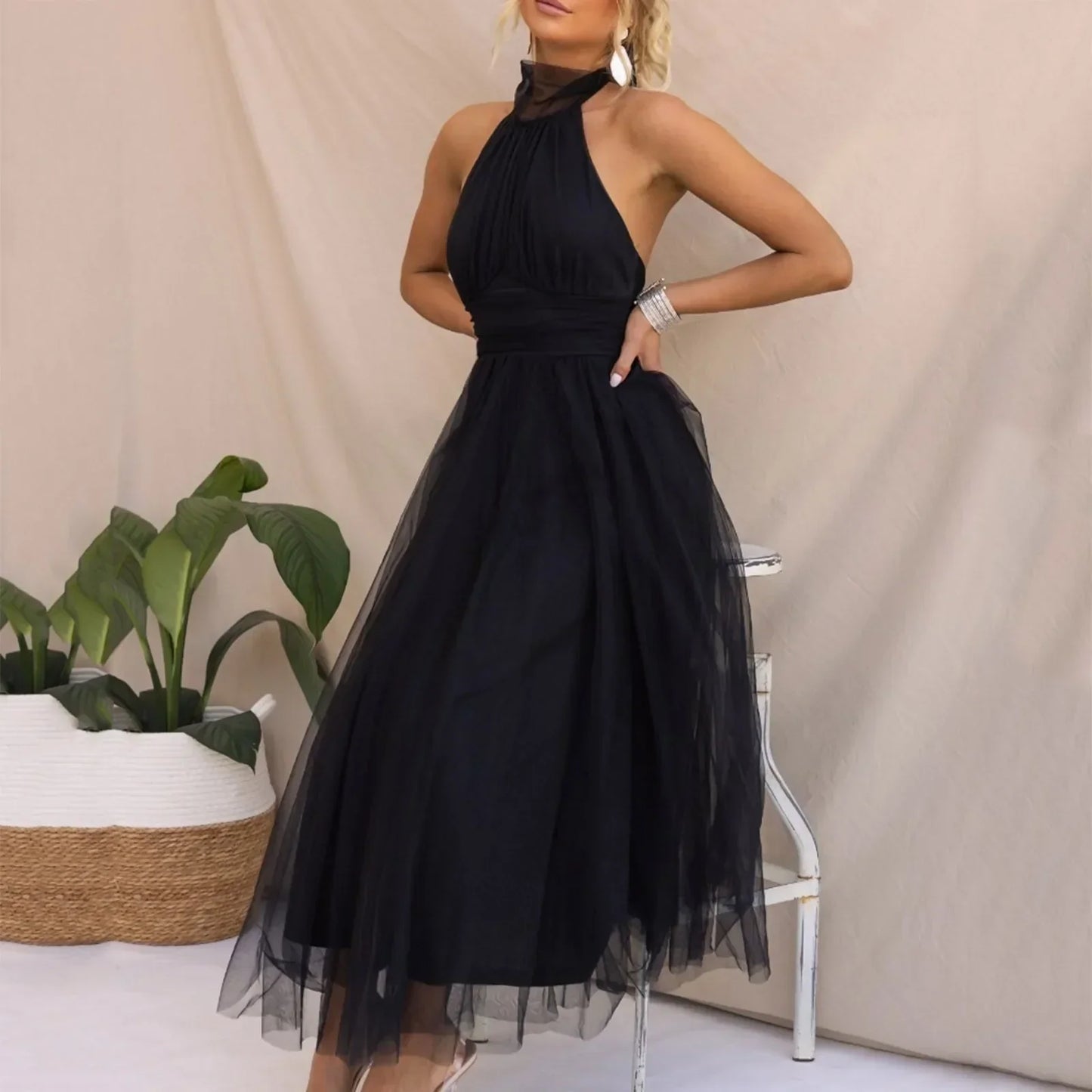 LIZ | ELEGANTES ÄRMELLOSES KLEID