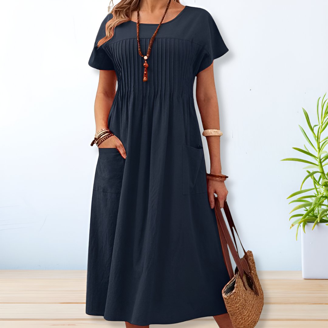 Carlene | Elegantes Kleid mit Taschen