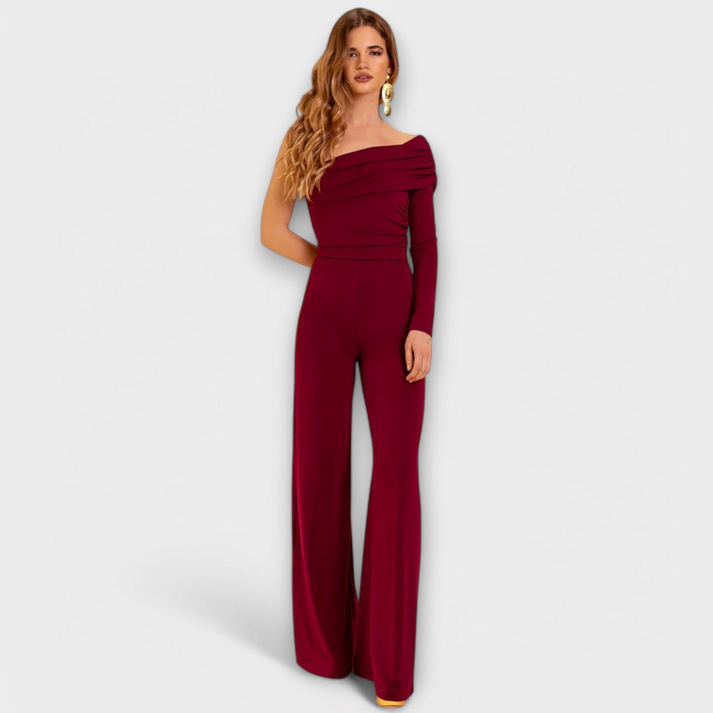 Fiona – Eleganter One-Shoulder Jumpsuit