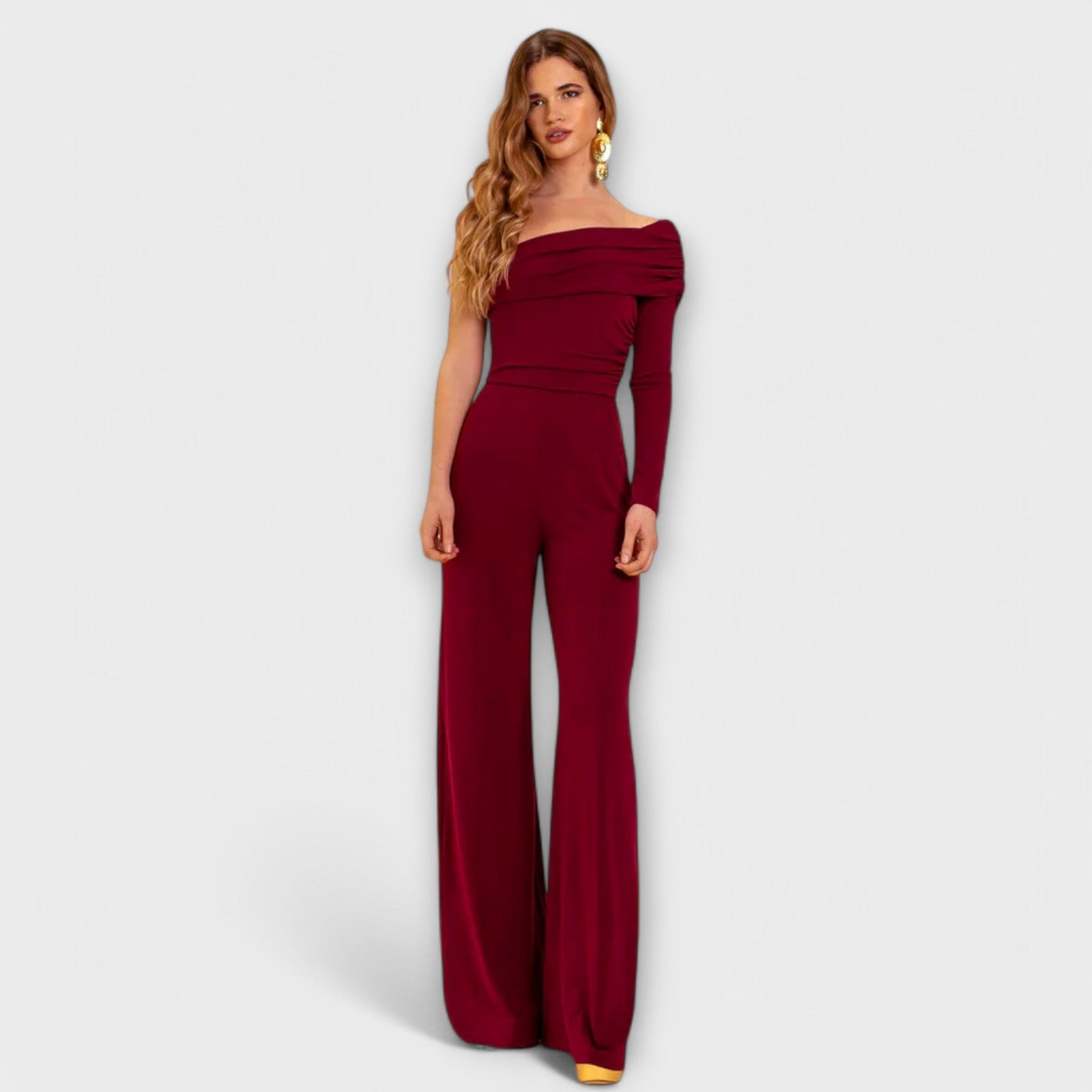 Fiona – Eleganter One-Shoulder Jumpsuit