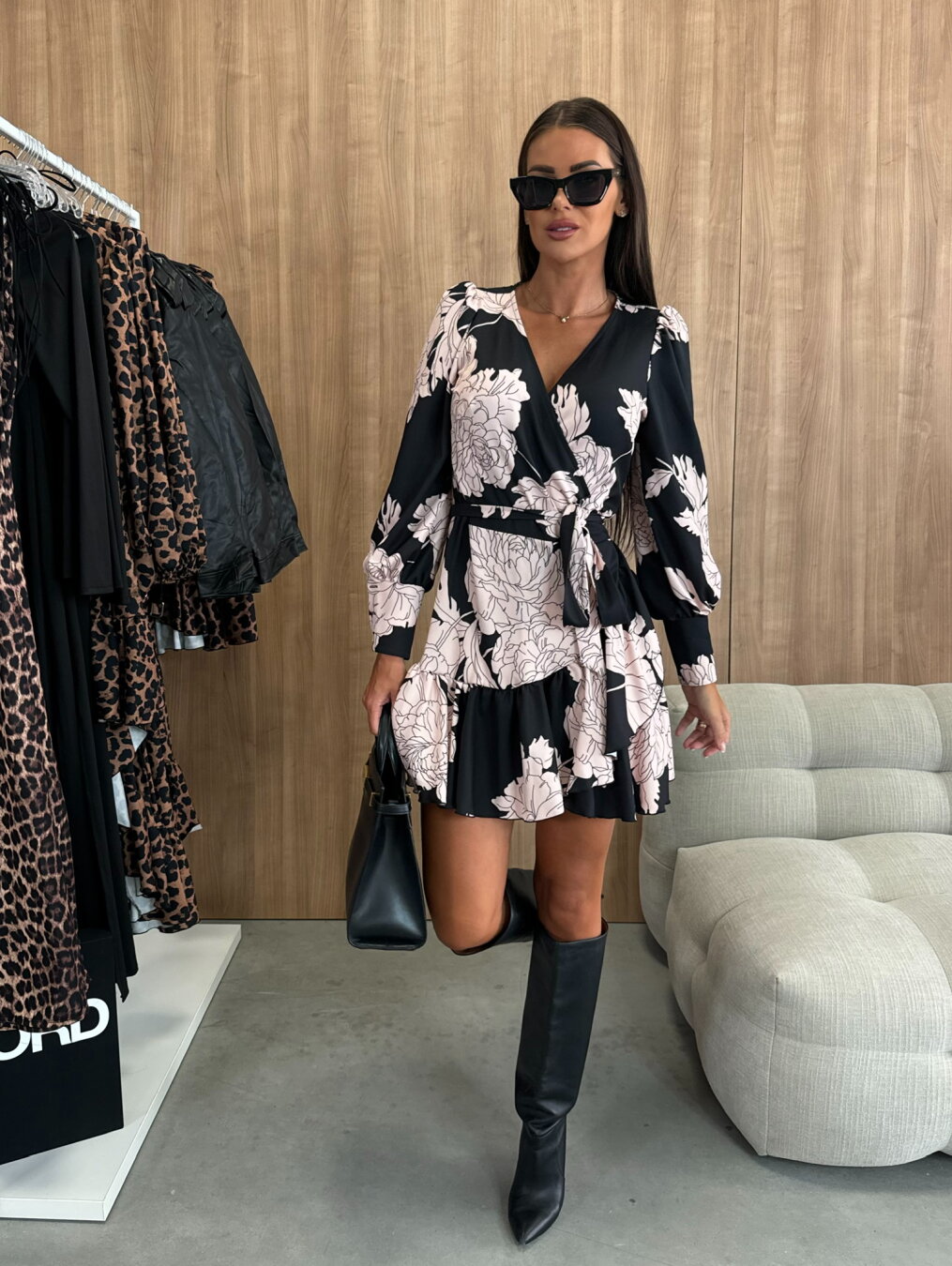 Elvissa - Floral Mini Kleid