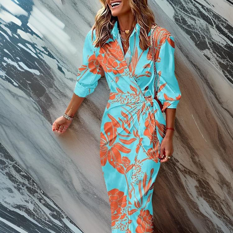 CASSANDRA | BEDRUCKTES WICKELKLEID