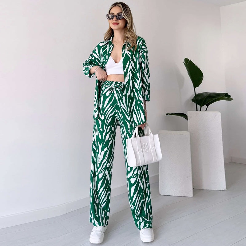 Sybille – Luxuriöses Set aus Oberteil und Hose