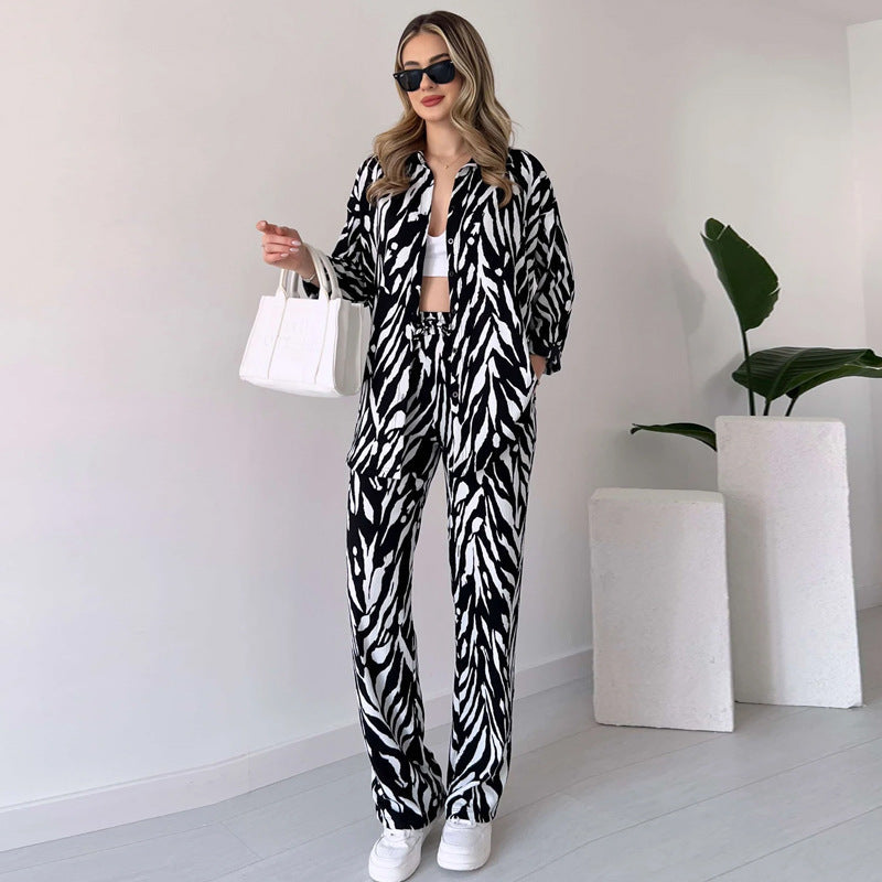 Sybille – Luxuriöses Set aus Oberteil und Hose