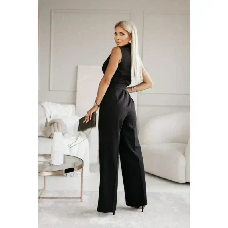 Lina | Jumpsuit mit V-Ausschnitt