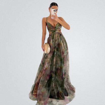 Verity - Maxikleid mit Blumenprint
