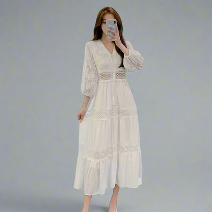Trixi | Luftiges Maxikleid aus Bio-Baumwolle