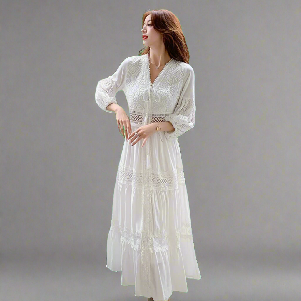Trixi | Luftiges Maxikleid aus Bio-Baumwolle