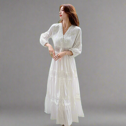 Trixi | Luftiges Maxikleid aus Bio-Baumwolle