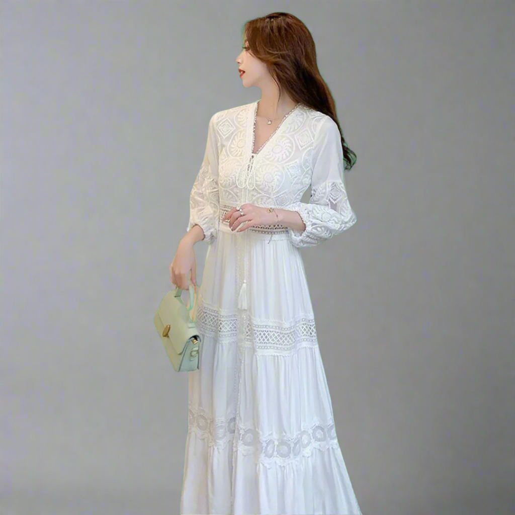 Trixi | Luftiges Maxikleid aus Bio-Baumwolle