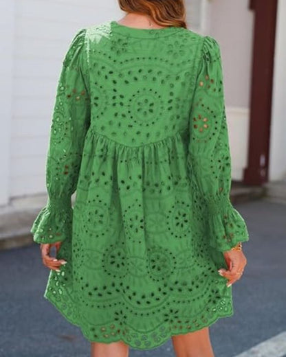 DIANA | KURZES KLEID MIT SPITZE