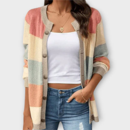 Lottenia | Gestreifte Strickjacke