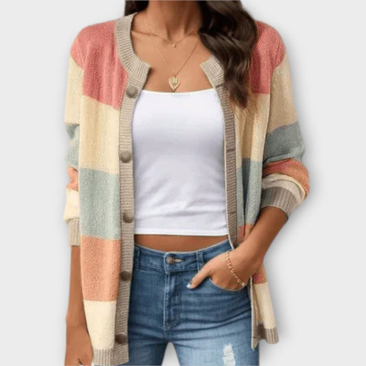 Lottenia | Gestreifte Strickjacke