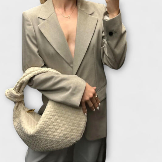 Léora. - Große geflochtene Damenhandtasche