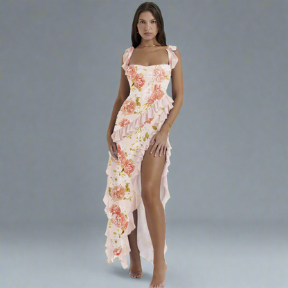 Zisel | Luftiges Maxikleid mit eleganten Volants