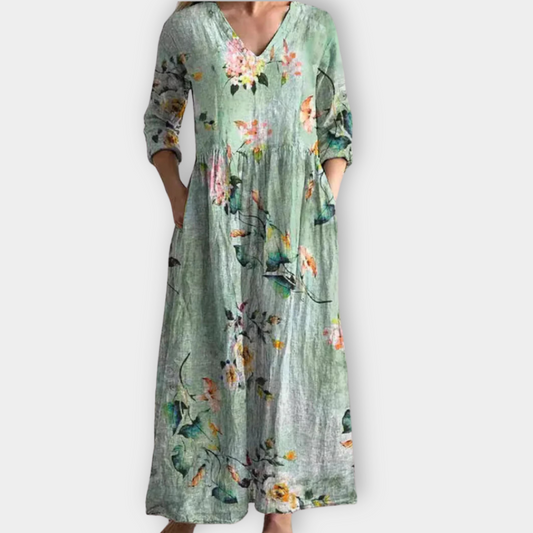 Kreszenz | Boho Maxikleid aus weichem Premiumstoff