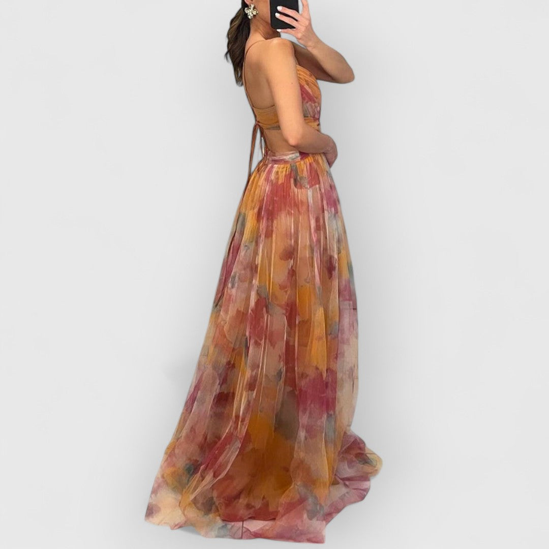 Verity - Maxikleid mit Blumenprint