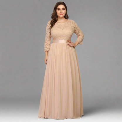 Anneliese | Premium Kleid mit Spitze für elegante Kurven